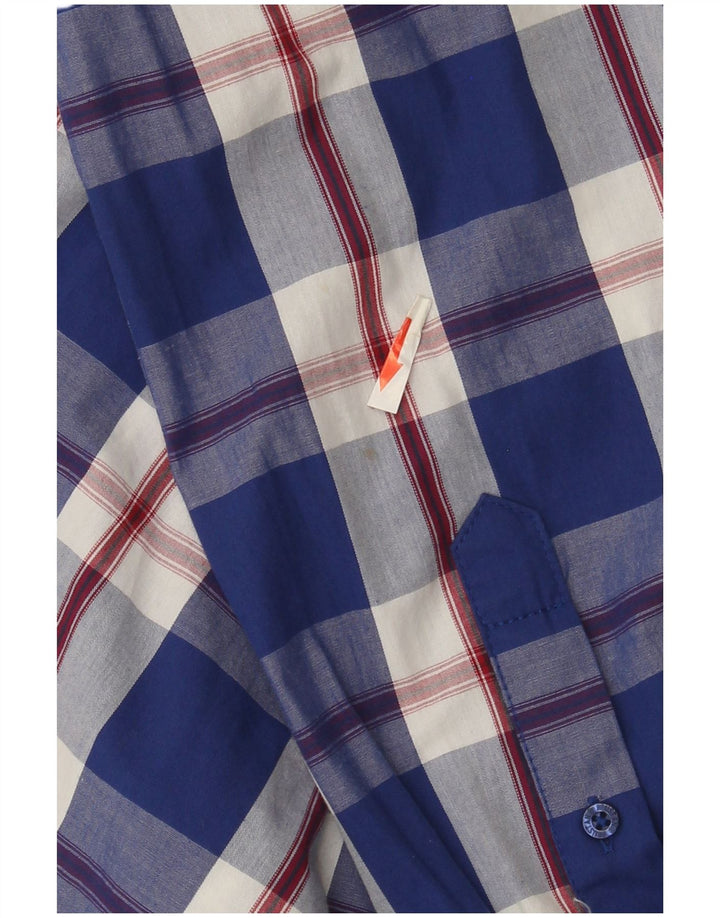 Ανδρικό πουκάμισο Mustang Slim Fit Small Blue Check Cotton