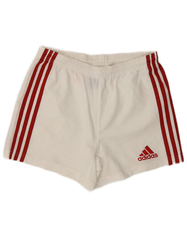 Αθλητικό σορτς Adidas Boys Climacool 9-10 ετών λευκό πολυεστέρα