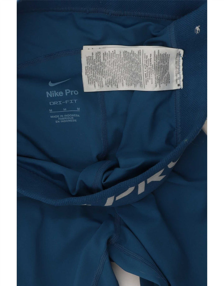 Γυναικείο κολάν Nike Dri Fit Graphic UK 12 Medium Blue Polyester