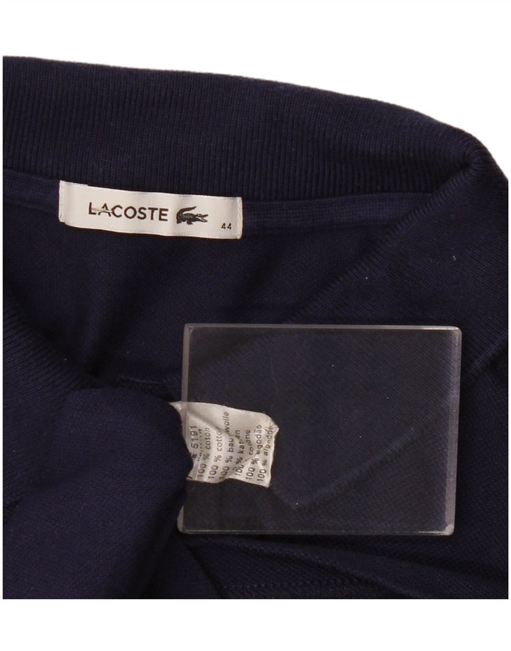 Lacoste Γυναικείο πουκάμισο Polo Νούμερο 44 Μεγάλο Βαμβακερό Navy Blue