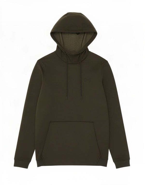Under Armour Mens Cold Gear Hoodie Jumper Μικρός πράσινος πολυεστέρας