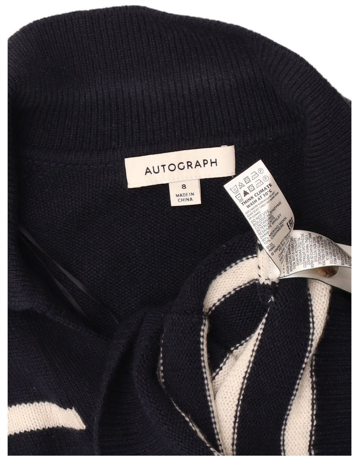 Marks & Spencer Γυναικείο πουλόβερ Cardigan Autograph UK 8 Small Navy Blue