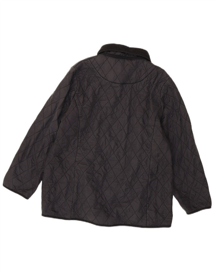 BARBOUR Γυναικείο Καπιτονέ Μπουφάν UK 20 2XL Μαύρο Πολυαμίδιο