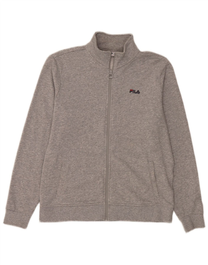 Fila Γυναικεία αθλητική φόρμα Top Jacket UK 14 Medium Grey Cotton