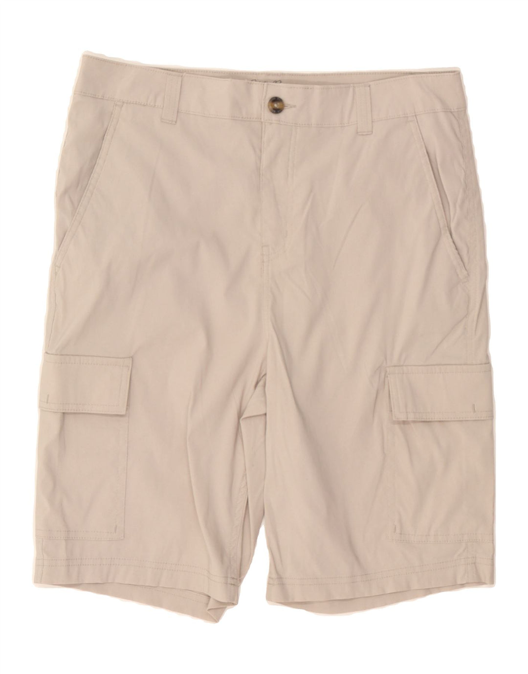 EDDIE BAUER Mens Cargo Shorts W32 Medium Beige Nylon Vintage Eddie Bauer and Second-Hand Eddie Bauer from Messina Hembry 