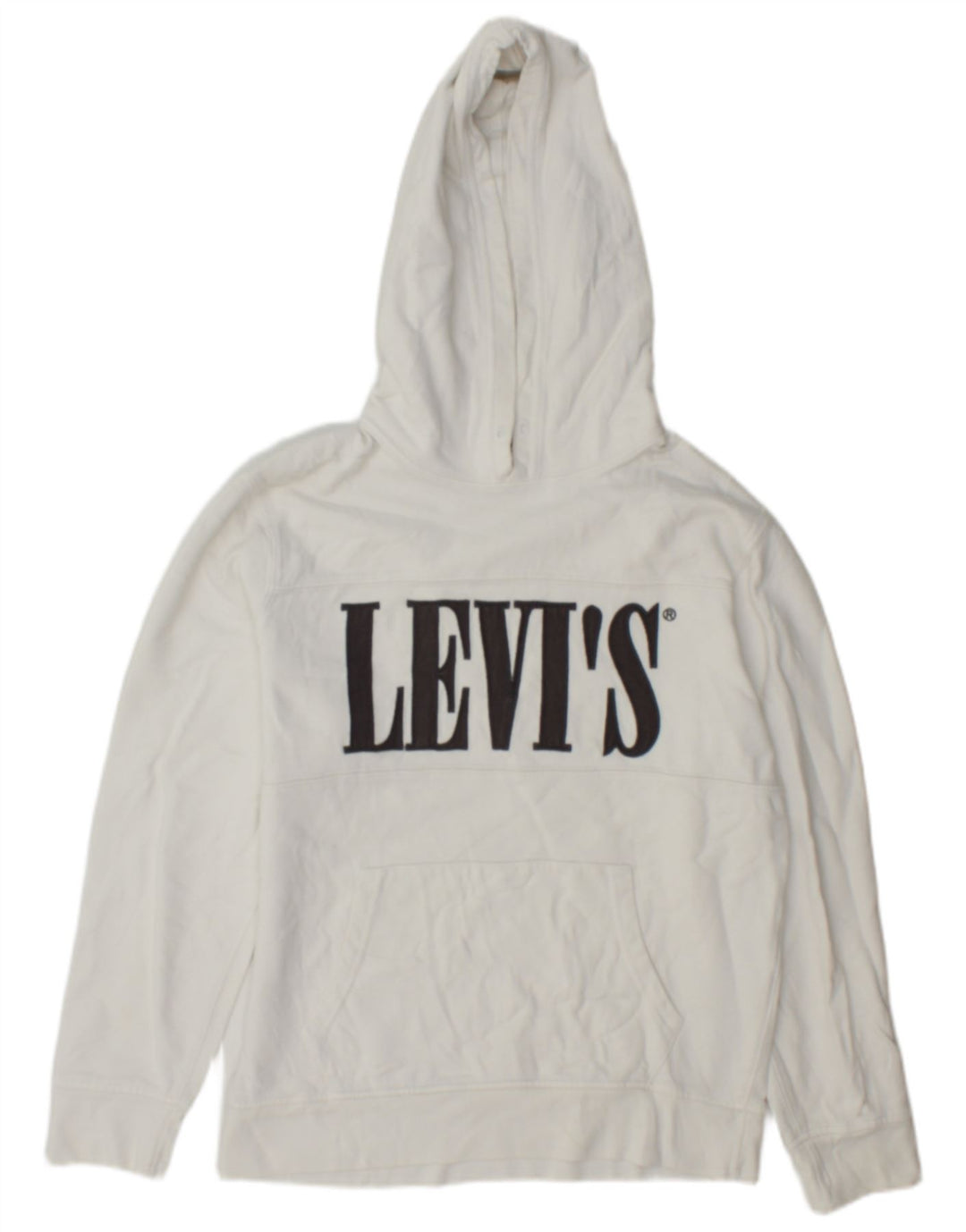 Ανδρικό γραφικό κουκούλα Levi's Μικρό λευκό βαμβακερό