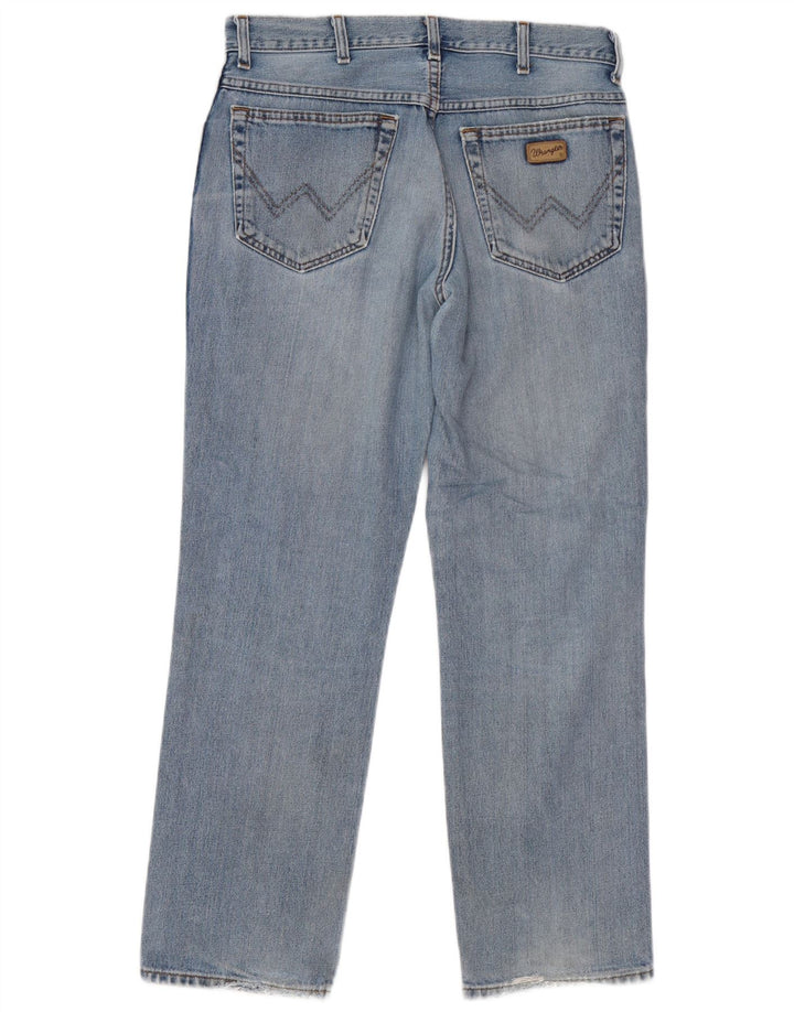 Ανδρικό τζιν Wrangler ίσιο W33 L30 Μπλε βαμβακερό