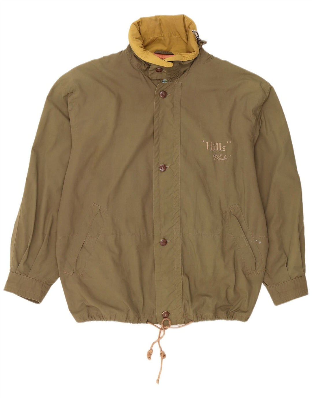 Stratos Mens Bomber Jacket UK 40 Large Khaki Polyester