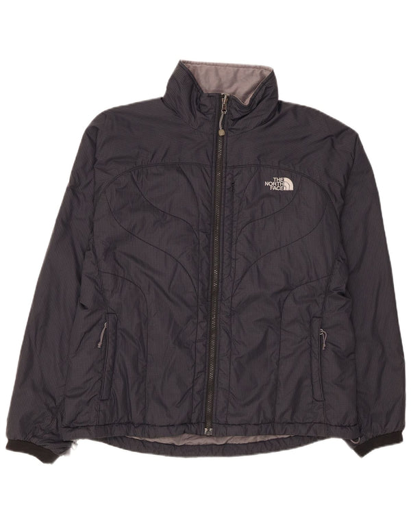 The North Face γυναικείο μπουφάν με επένδυση UK 16 Large Black Check Nylon