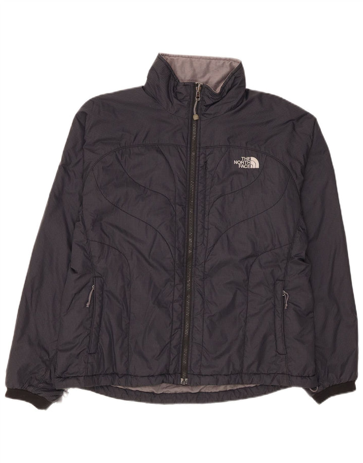 The North Face γυναικείο μπουφάν με επένδυση UK 16 Large Black Check Nylon