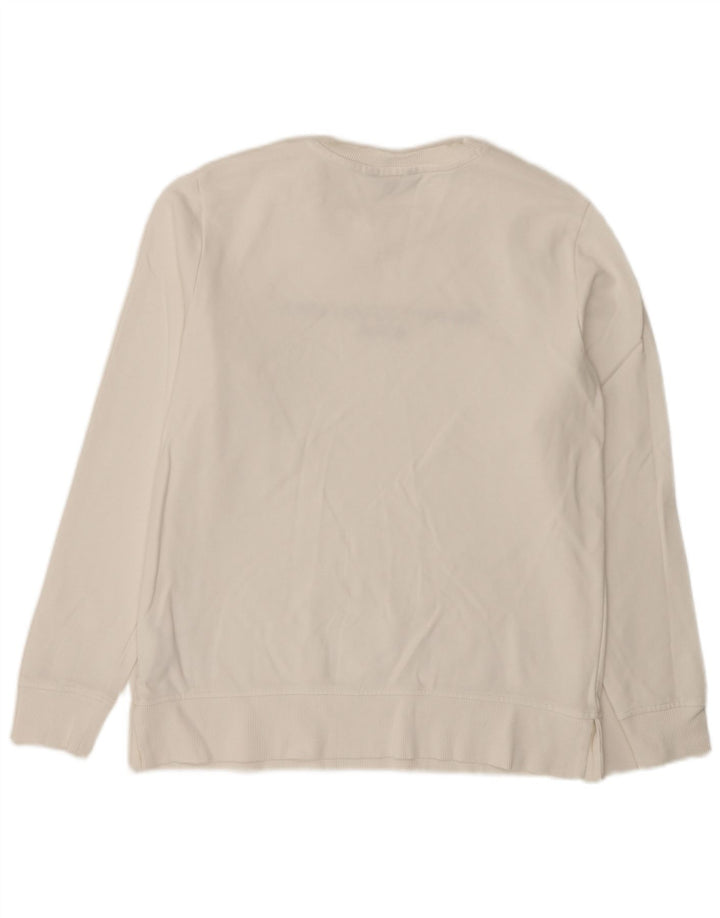 Γραφικό ανδρικό φούτερ Tommy Hilfiger Jumper Μικρό λευκό βαμβακερό
