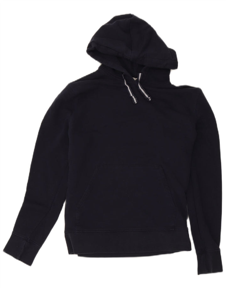 Marks & Spencer Ανδρικό Hoodie Jumper Small Navy Blue Cotton