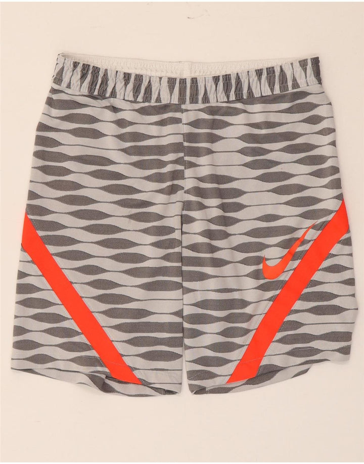 Ανδρικό αθλητικό σορτς Nike Dri Fit Slim Fit Μικρό γκρι γεωμετρικό πολυεστέρα