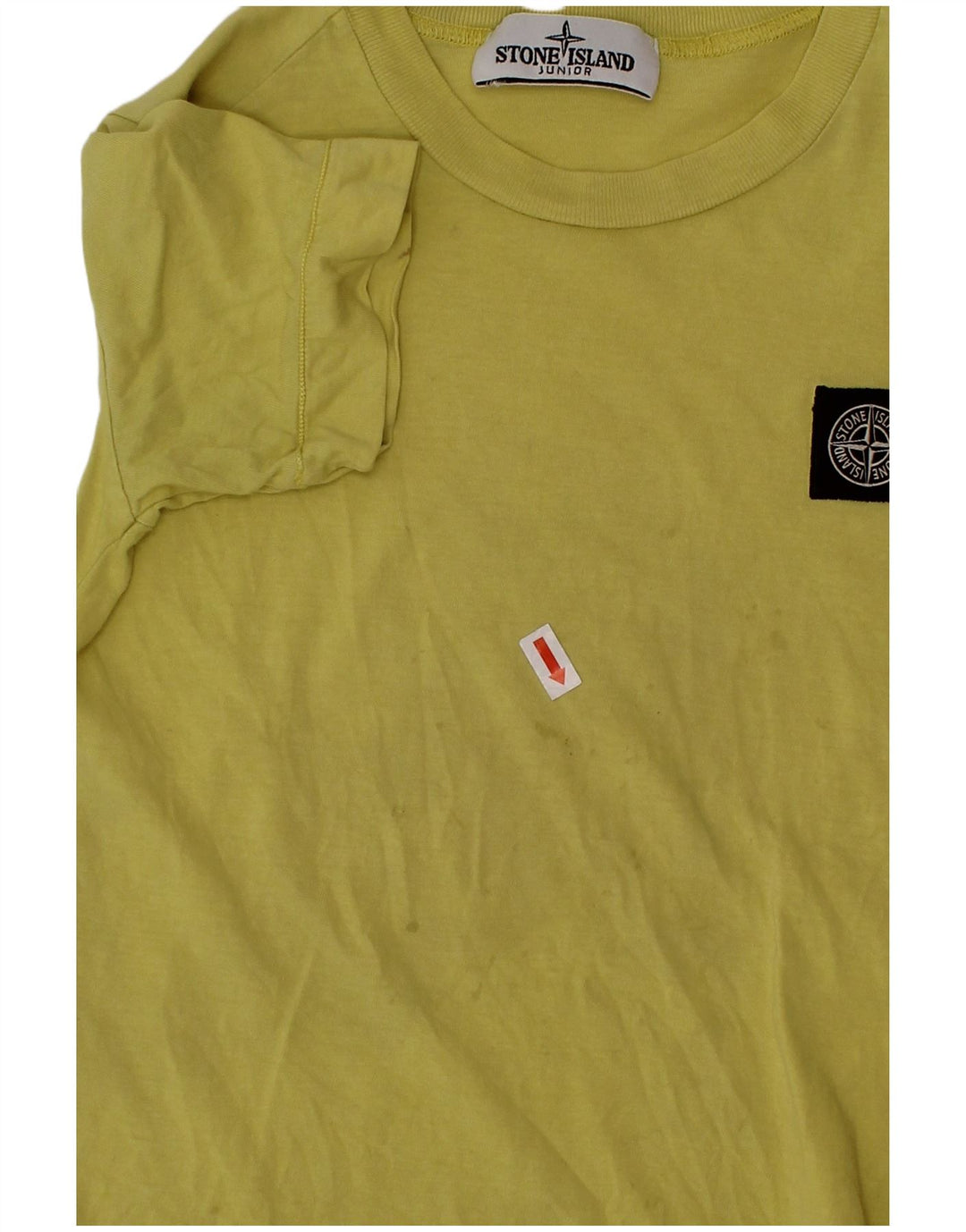 STONE ISLAND Boys T-Shirt Top 3-4 Years Πράσινο