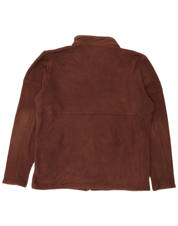 Columbia Ανδρικό Fleece Jacket UK 42 XL καφέ πολυεστέρας