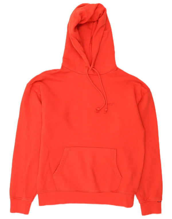Ανδρικό Levi's Relaxed Fit Hoodie Jumper XS Red Cotton