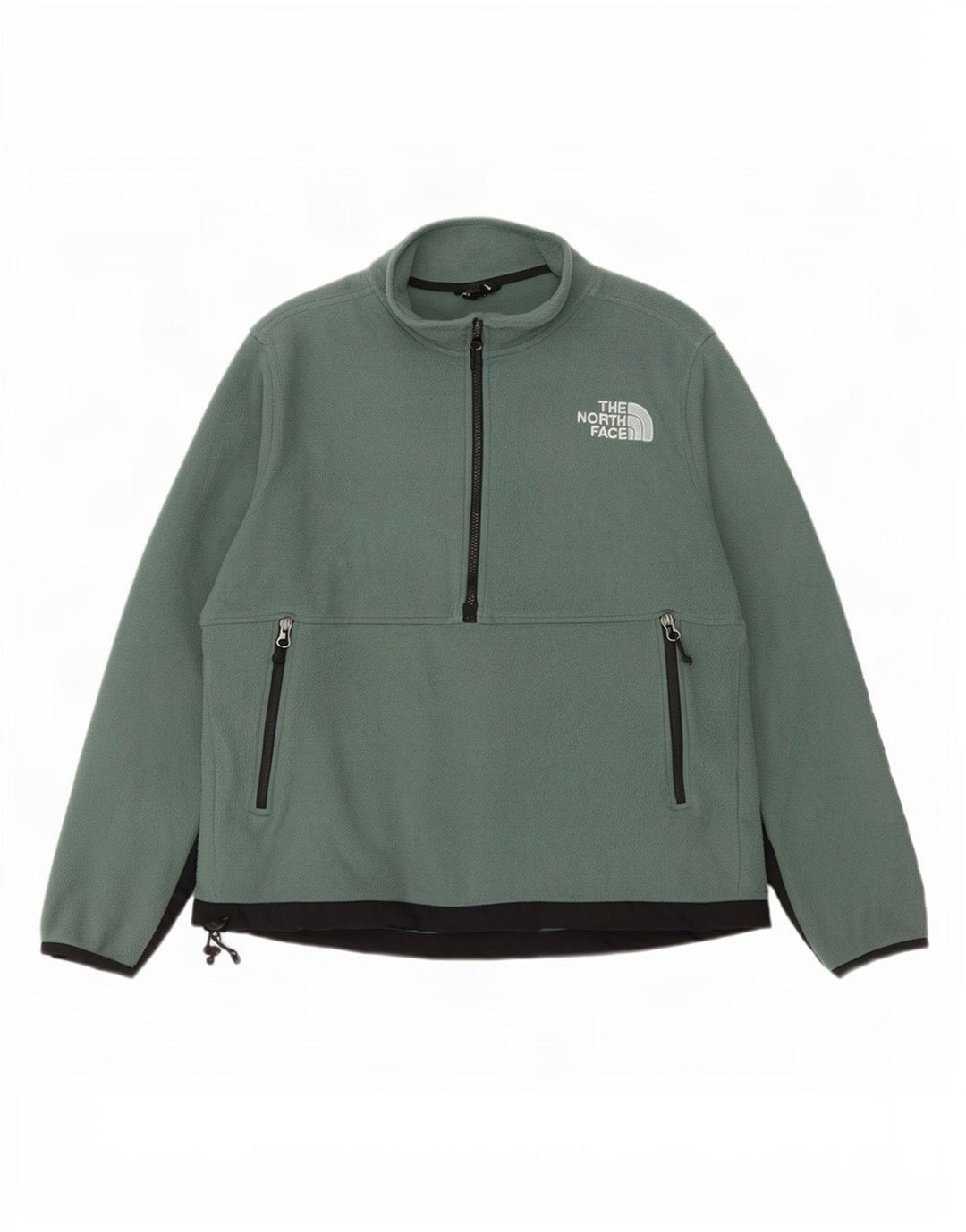 The North Face Ανδρικό φερμουάρ Fleece Jumper Μεγάλος Πράσινος Πολυεστέρας