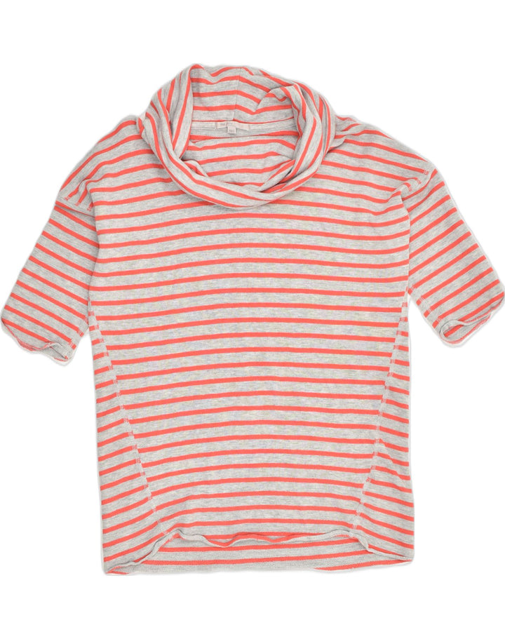 GAP Womens Oversized T-Shirt Top UK 6 XS Red Striped Viscose | Vintage Gap | Thrift | Second-Hand Gap | Used Clothing | Messina Hembry 