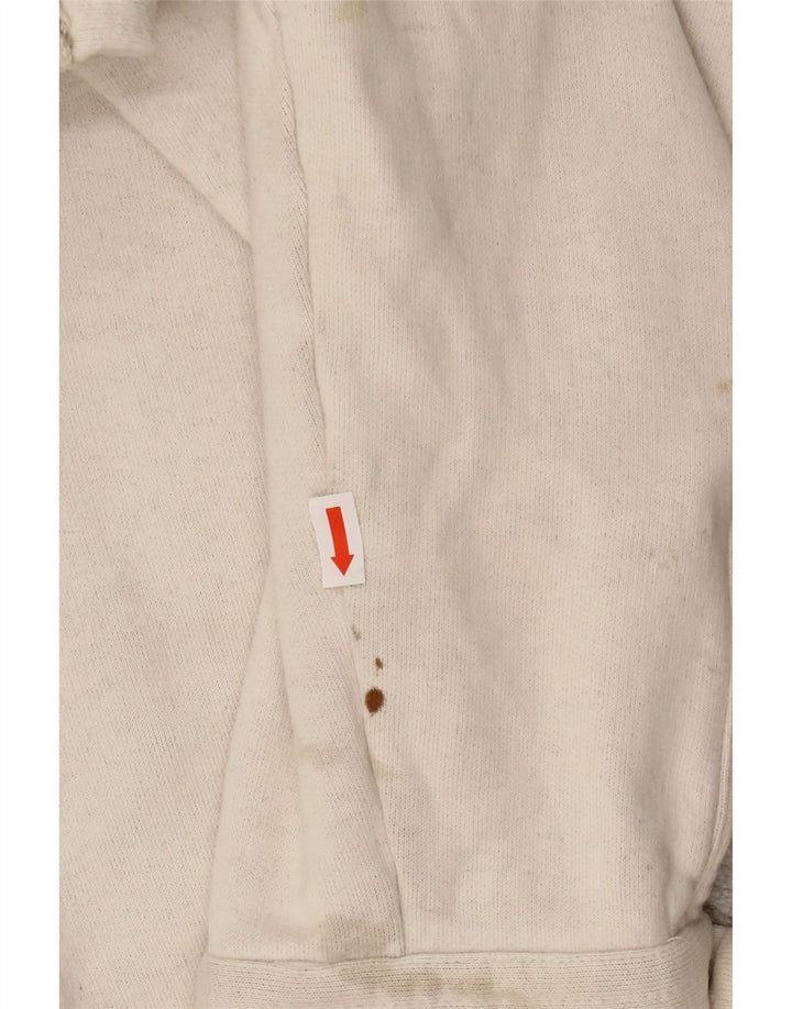 Ανδρικό γραφικό μπουφάν VINTAGE UK 44 2XL μαλλί μπεζ ριγέ