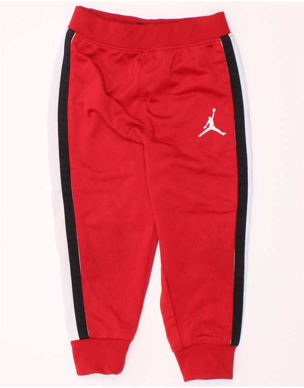 Jordan Baby Boys Joggers αθλητική φόρμα παντελόνι 12-18 μηνών Red Colourblock