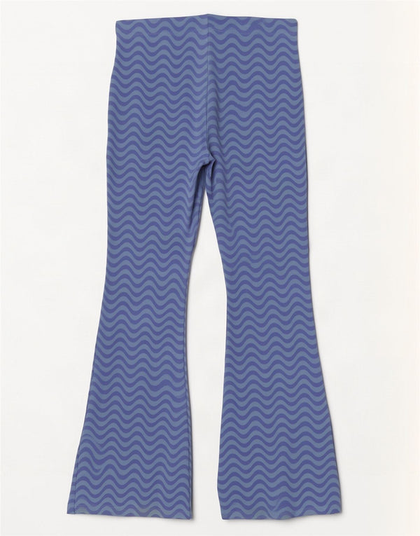 Marks & Spencer Girls Flare κολάν 13-14 ετών Blue Chevron Cotton