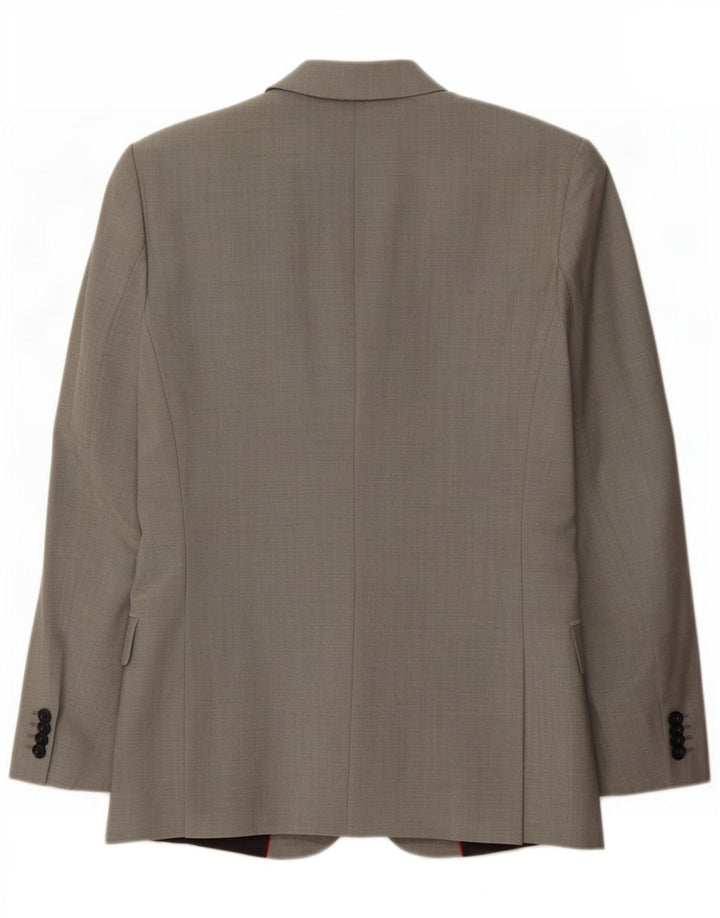 Hugo Boss Ανδρικό σακάκι με 2 κουμπιά μπλέιζερ EU 46 Small Grey Wool