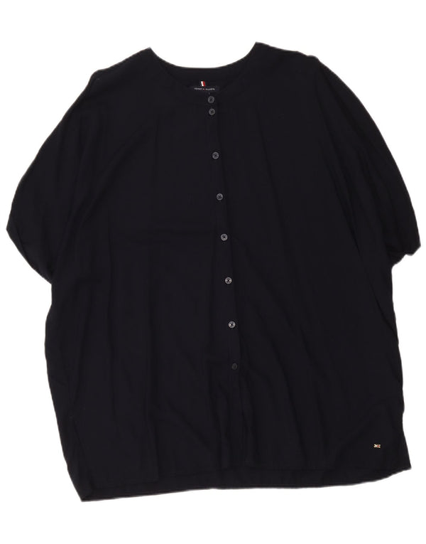 Tommy Hilfiger γυναικείο κοντομάνικο μπλούζα UK 20 2XL Navy Blue