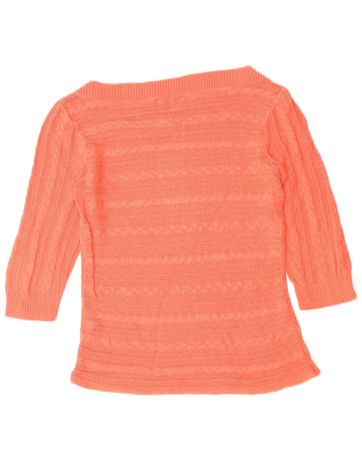 CHAPS Γυναικείο πουλόβερ Classics Boat Neck Jumper UK 12 Medium Orange