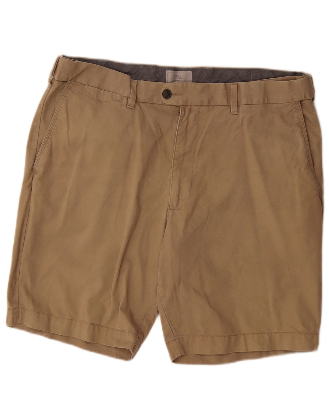 MARKS & SPENCER Ανδρικό σορτς Chino W38 XL Μπεζ βαμβακερό