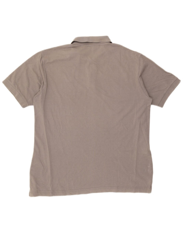 Ανδρικό μπλουζάκι πόλο Kappa XL Γκρι βαμβακερό