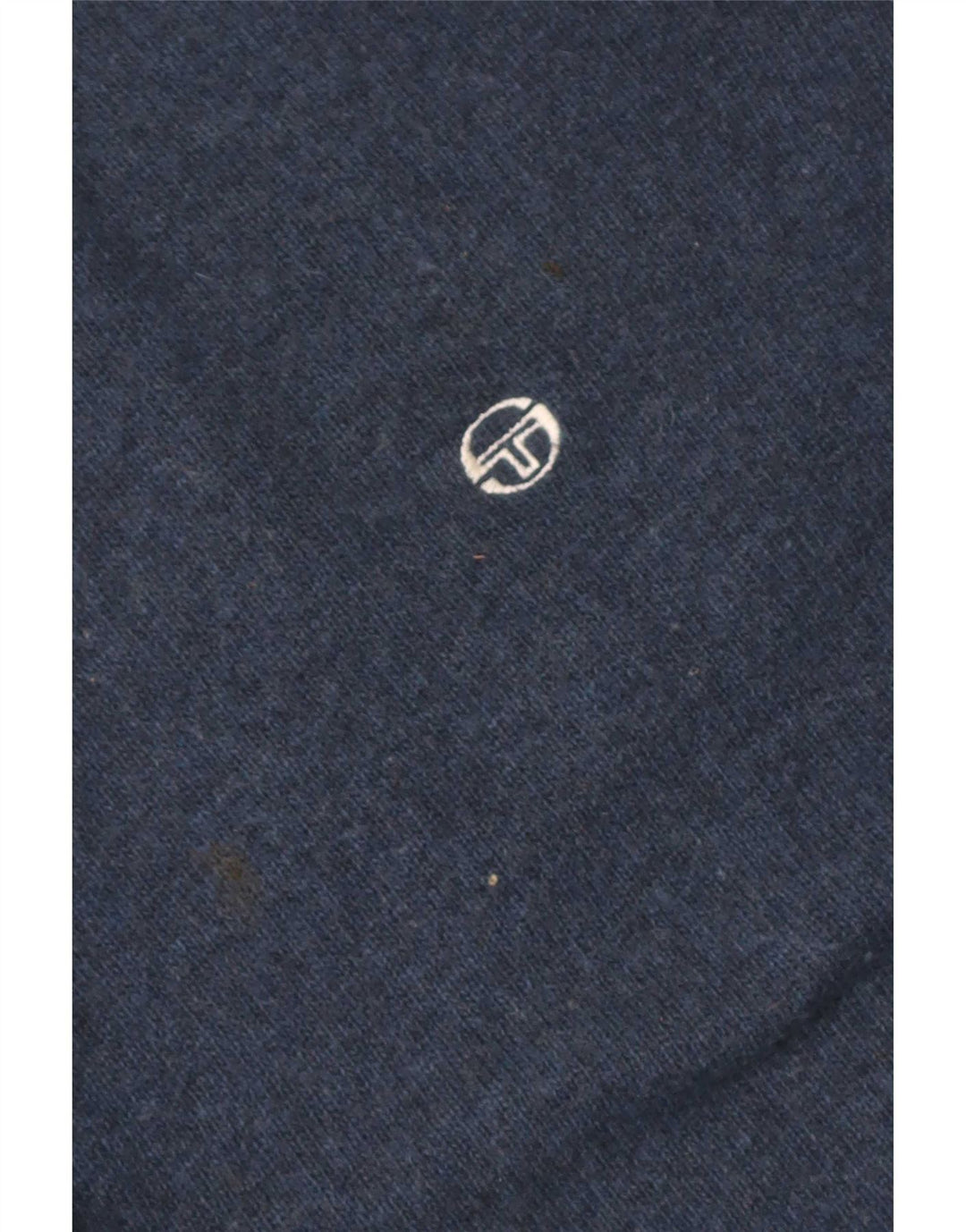 Sergio Tacchini Ανδρικό πουλόβερ με ρολό λαιμόκοψη, μεγάλο μάλλινο μπλε ναυτικό
