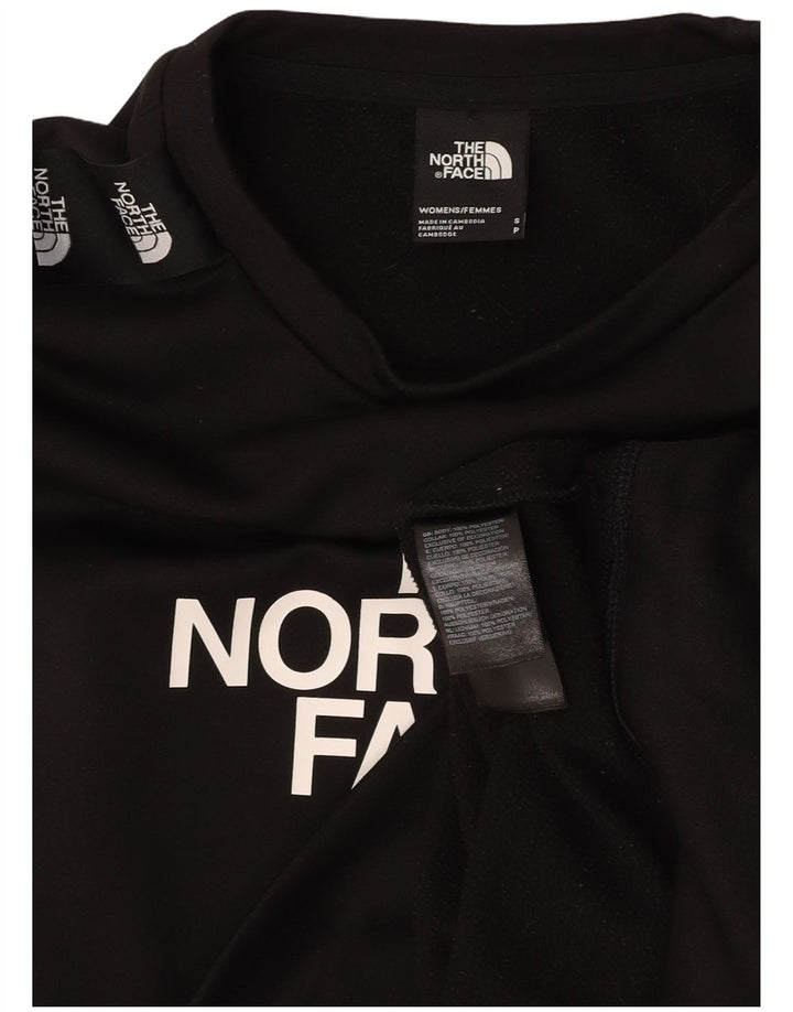 THE NORTH FACE Γυναικεία Crop Oversized Φούτερ Jumper UK 10 Small Black