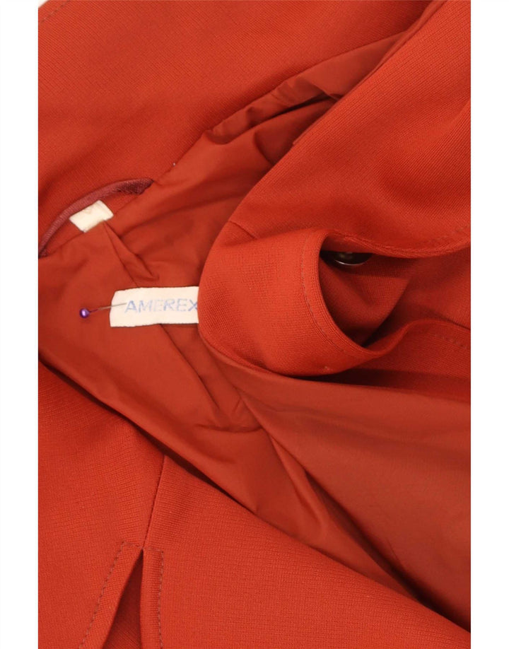 Vintage γυναικείο πανωφόρι UK 12 Medium Red