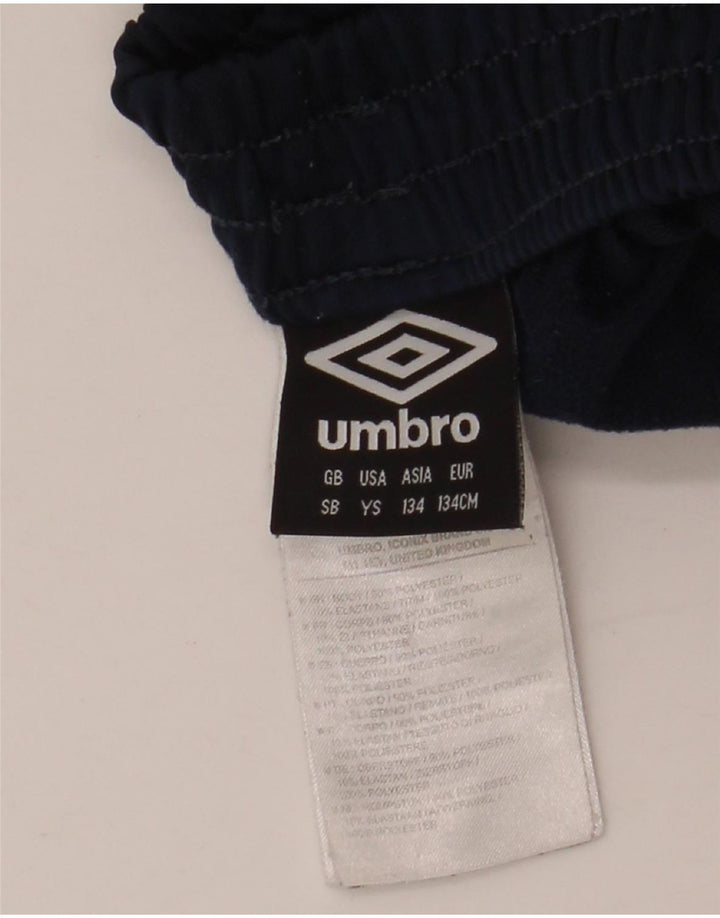 Παντελόνι αθλητικής φόρμας UMBRO για αγόρια 9-10 ετών Small Navy Blue Colorblock