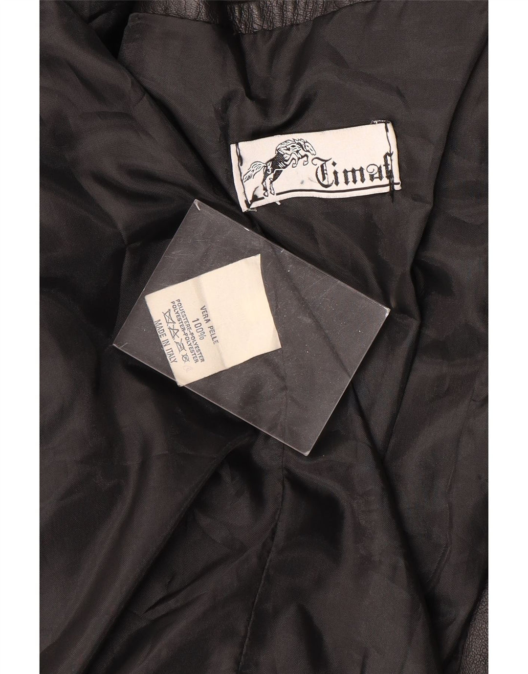 Vintage Ανδρικό Δερμάτινο Παλτό Μέγεθος 62 4XL Μαύρο Δερμάτινο