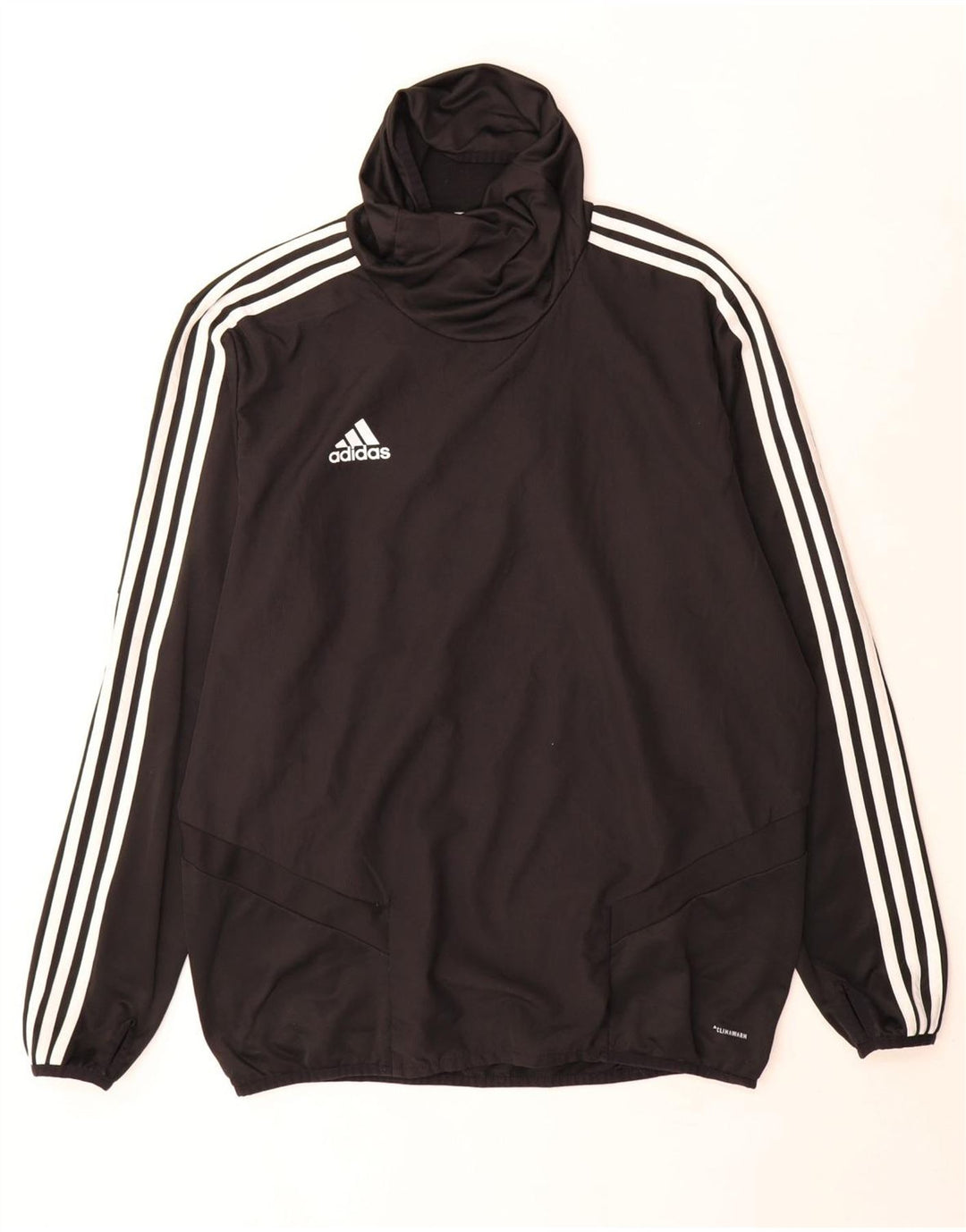 Adidas Ανδρικό Climawarm Roll Lack με μακρυμάνικο μαύρο πολυεστέρα