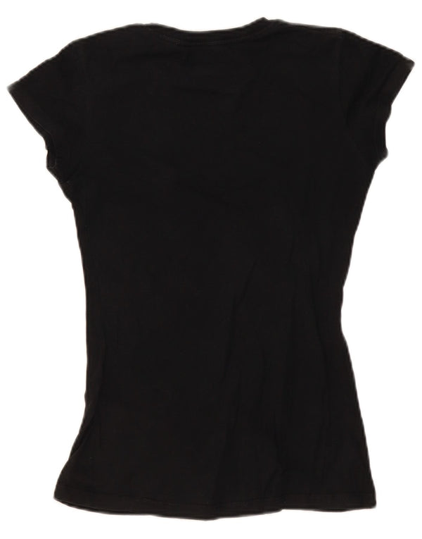 Hard Rock Cafe Girls Graphic T-Shirt Top 13-14 Years Medium Black
