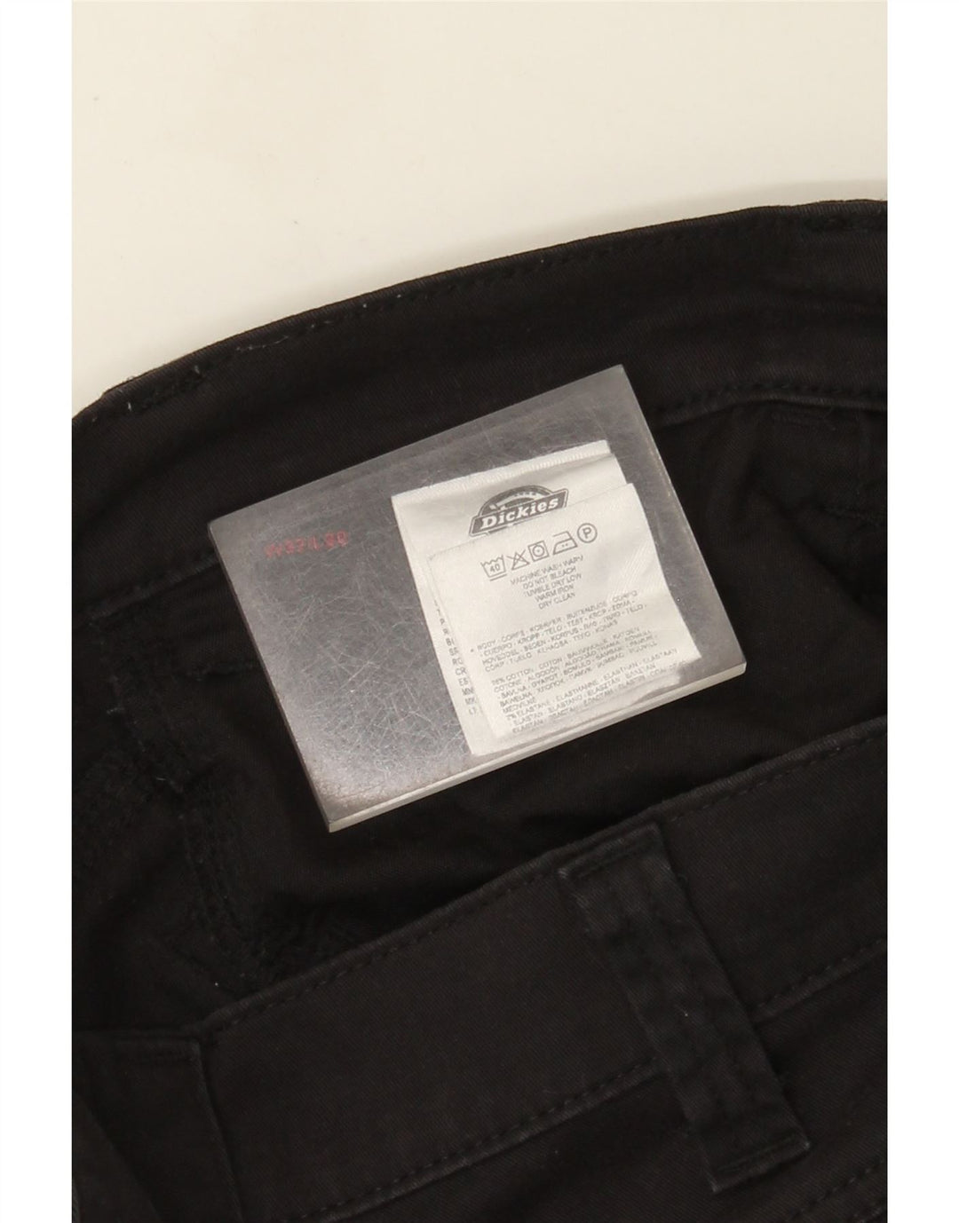 Ανδρικό ίσιο παντελόνι Cargo Dickies W32 L30 Μαύρο βαμβακερό