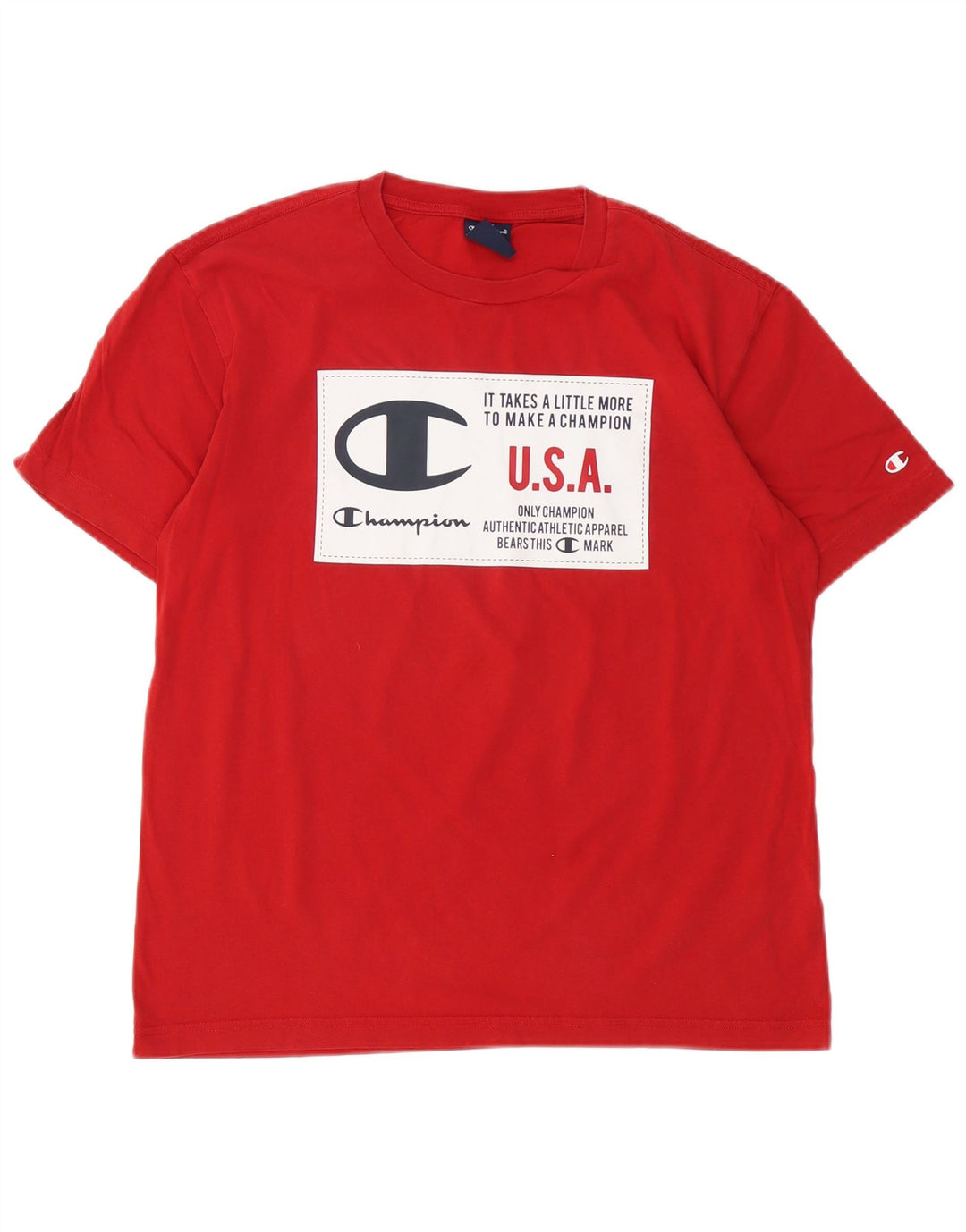 Ανδρικό T-Shirt Champion Graphic Top Medium Red
