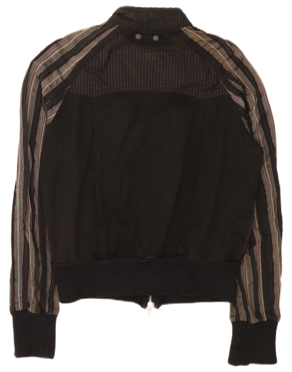 CNC ΚΟΣΤΟΥΜΙΑ NATIONAL Ανδρικό μπουφάν μπουφάν IT 36 Small μαύρο ριγέ βαμβακερό