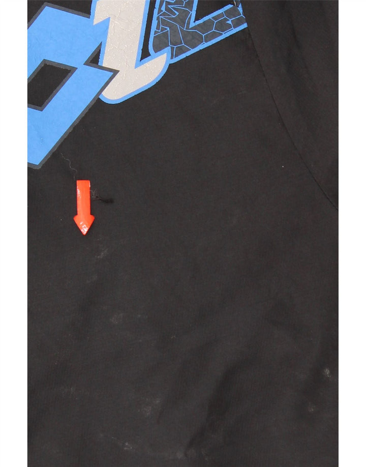 Ανδρική φόρμα Lotto Graphic Top Jacket XL Black Colourblock