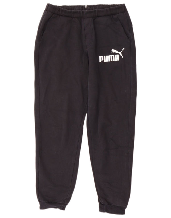 Puma Boys Tracksuit Trousers Joggers 13-14 Years Black