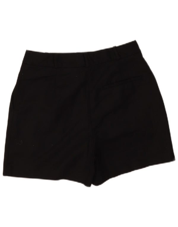 Zara Γυναικείο Ψηλόμεσο Σορτς Chino Small W26 Μαύρο βαμβακερό