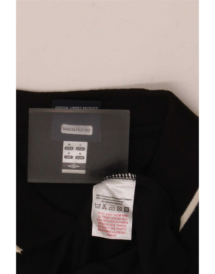 Ανδρικό πουκάμισο Umbro Polo Medium μαύρο πολυεστέρα