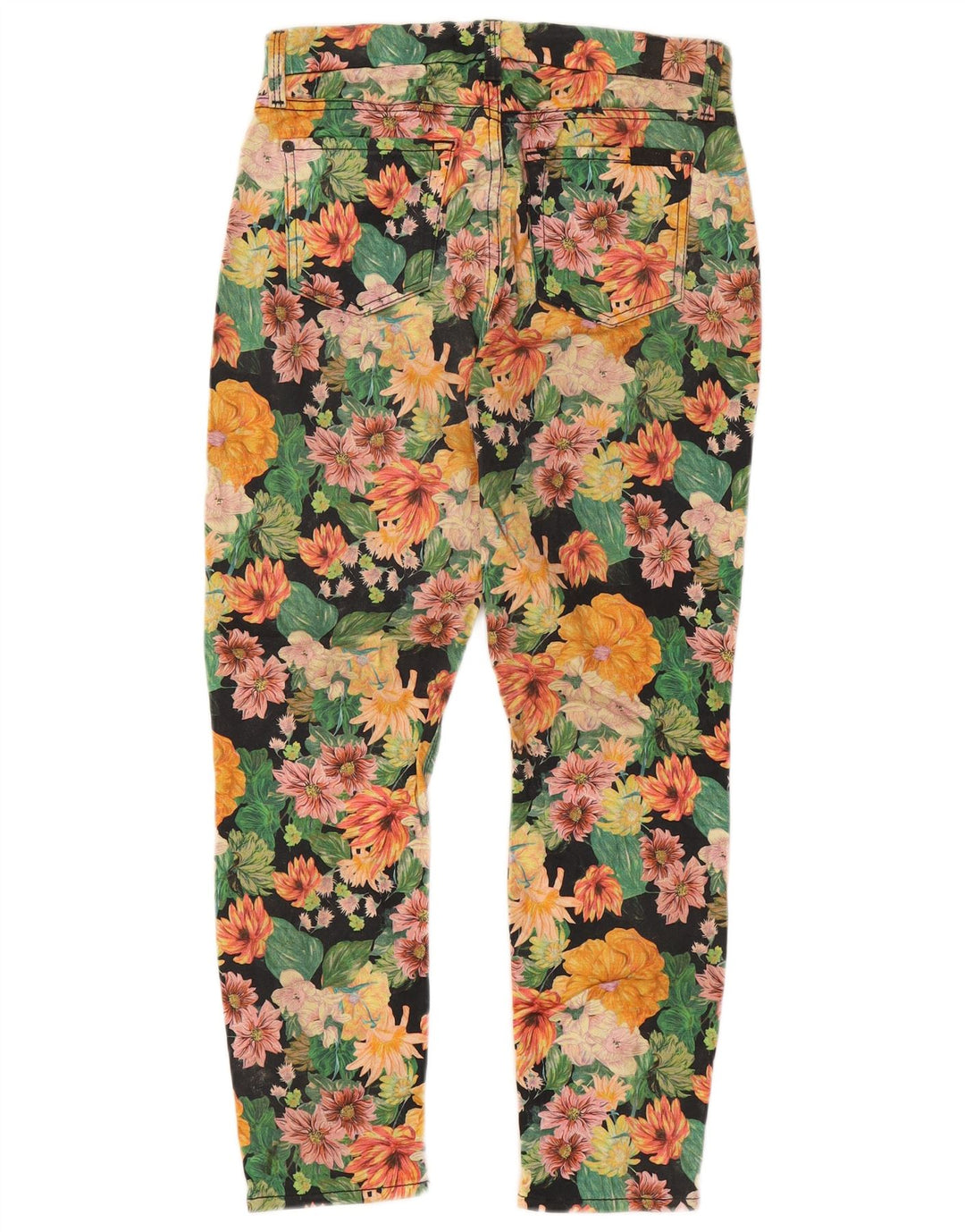 7 FOR ALL MANKIND Γυναικείο Cropped Jeans W26 L24 Πολύχρωμο Floral