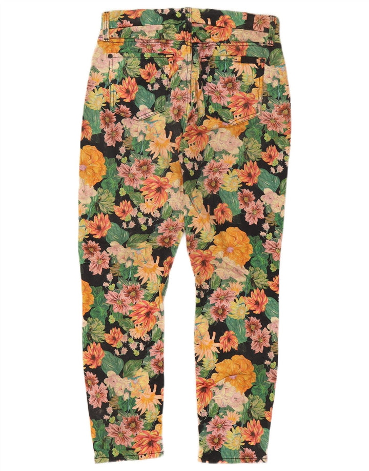 7 FOR ALL MANKIND Γυναικείο Cropped Jeans W26 L24 Πολύχρωμο Floral