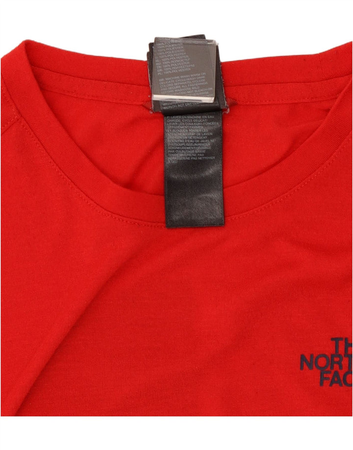 Ανδρικό γραφικό T-Shirt North Face Top Medium Red Polyester