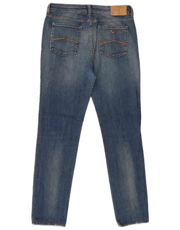 Armani Γυναικείο Slim Jeans W33 L29 Μπλε βαμβακερό