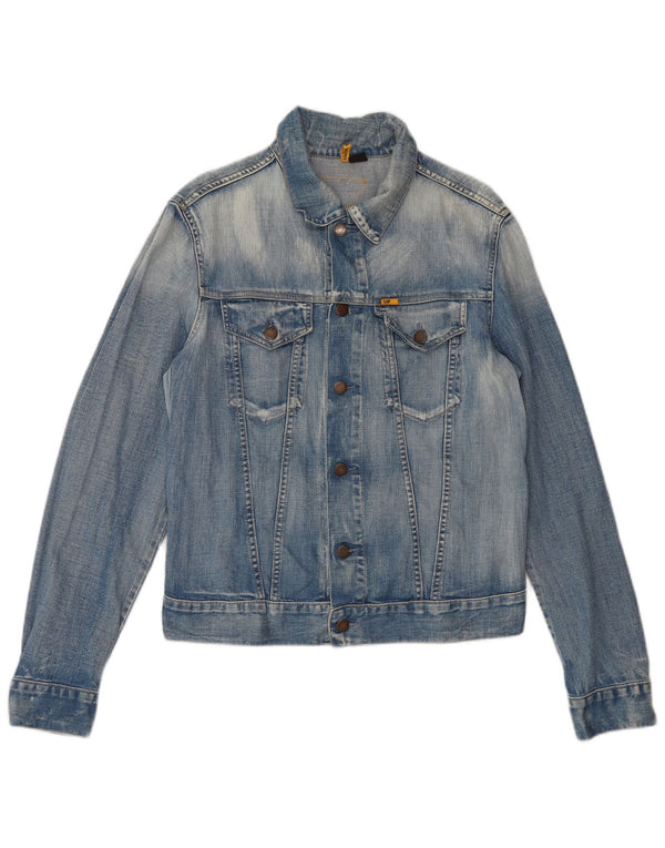Ανδρικό τζιν μπουφάν Meltin' Pot UK 38 Medium Blue Cotton