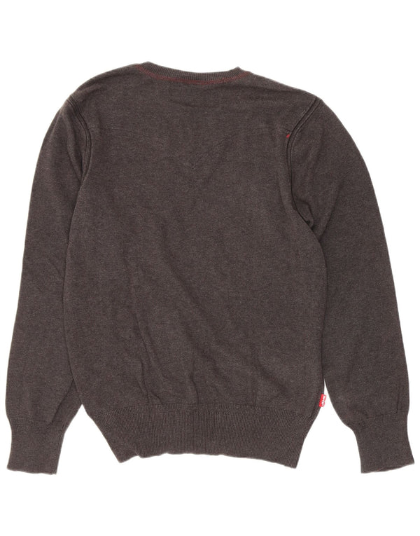 Ανδρικό πουλόβερ Levi's V-Neck Jumper Μικρό Γκρι βαμβακερό